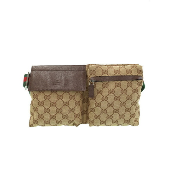 Gucci Waist Pouch Bag Body GG Canvas - Picture 1 of 8